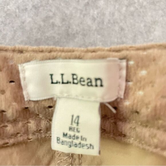Womens L.L. Bean Performance Capri Pants Tan Khaki PFG sz. 14 #PP - Picture 6 of 11